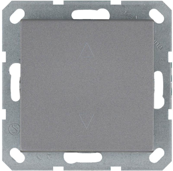 Выключатель для жалюзи 1-кл. 10А IP20 механизм алюм. Jasmart G3018S