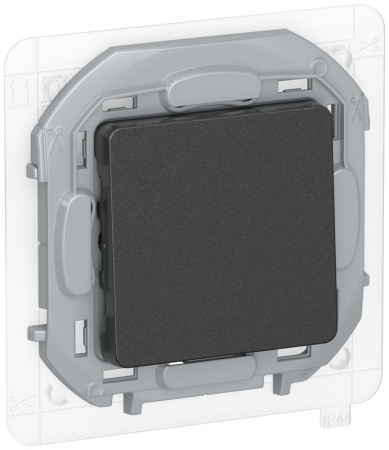 Переключатель 1кл сх6 10АХ IP44 б/к IEKINSPIRIA антр. IEK 6736731