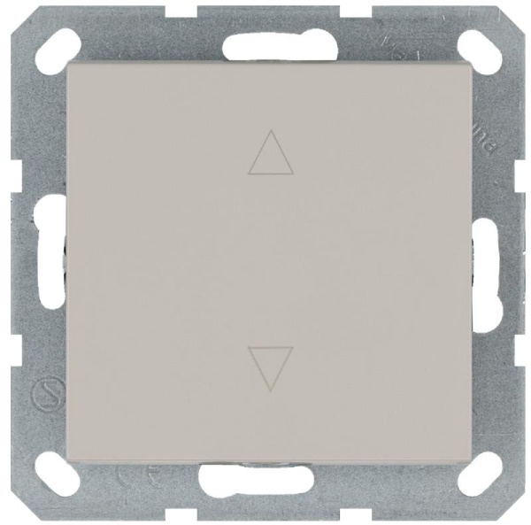 Выключатель для жалюзи 1-кл. 10А IP20 механизм тауп Jasmart G3018T