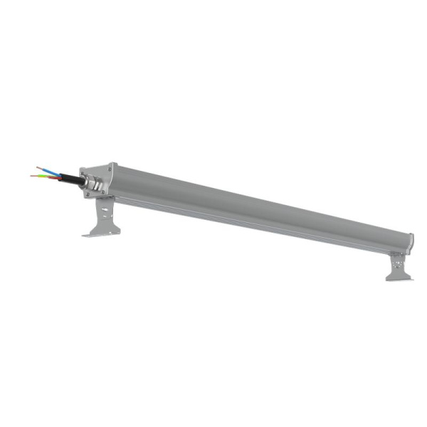 Светильник светодиодный ДСП WP 24 C 120W W 840 L1200 SI CL 1280х100х85мм 120Вт 4000К IP66 пылевлагозащ. Русский Свет 27072423919