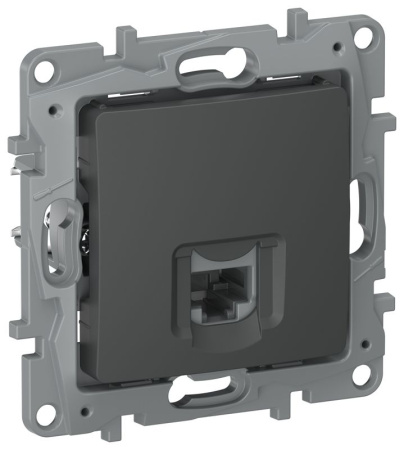 Розетка компьютерная RJ45 кат. 5Е UTP графит IEKETIKA IEK 6712411