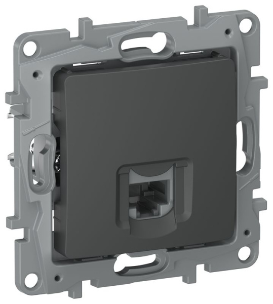 Розетка компьютерная RJ45 кат. 5Е UTP графит IEKETIKA IEK 6712411